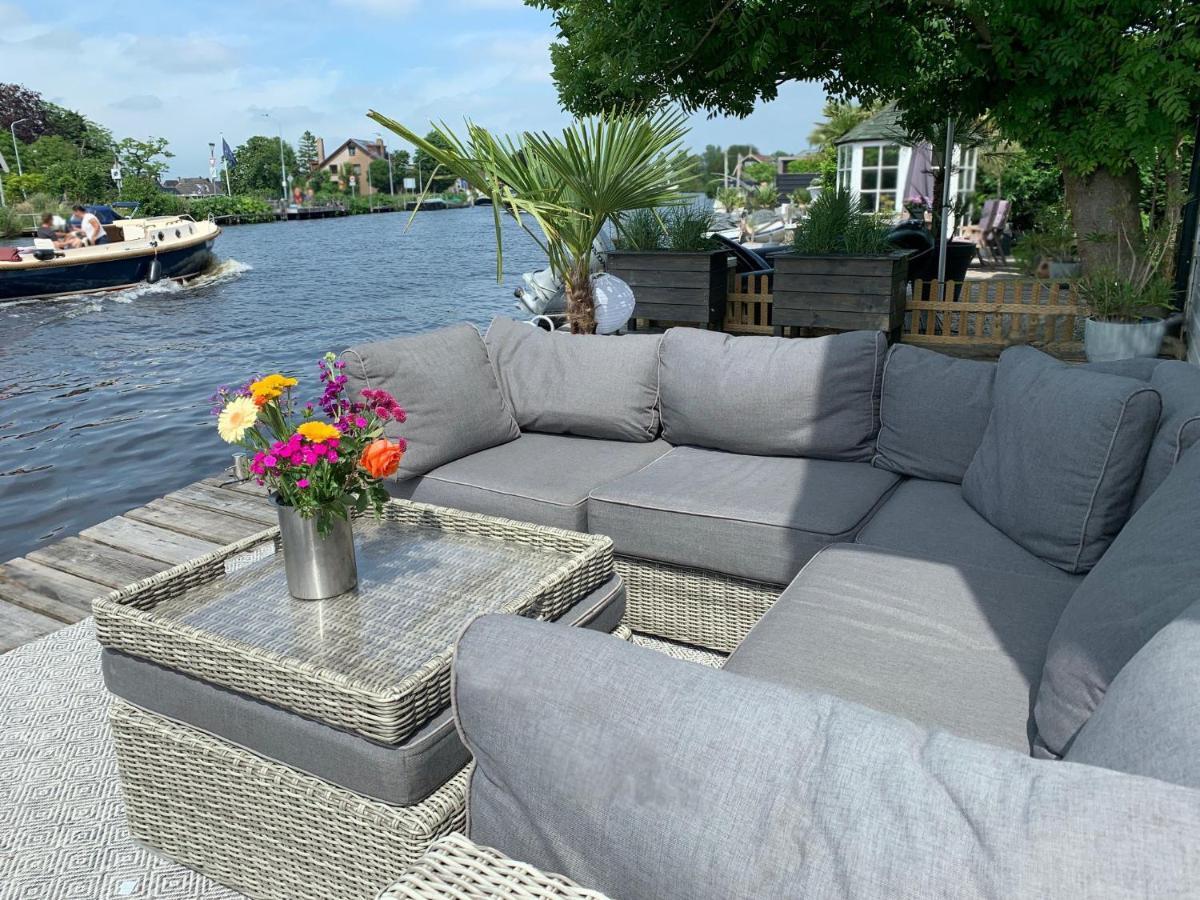 Holiday Home At The Water, Fire Place, Boat And Sup Rent, Near Amsterdam Aalsmeer Exterior foto